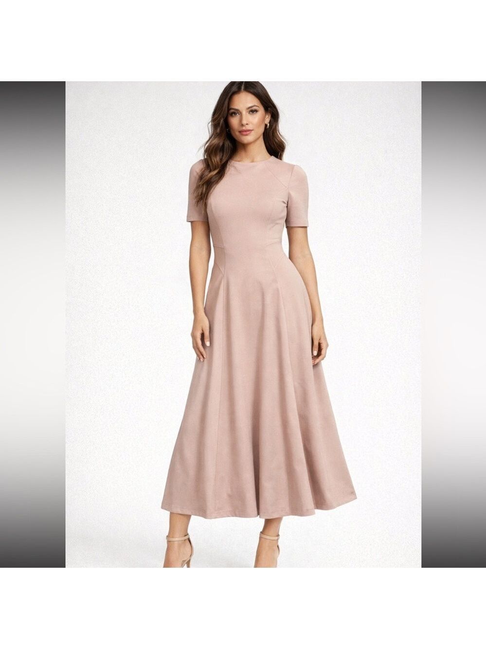 DownEast Blush Midi Dress